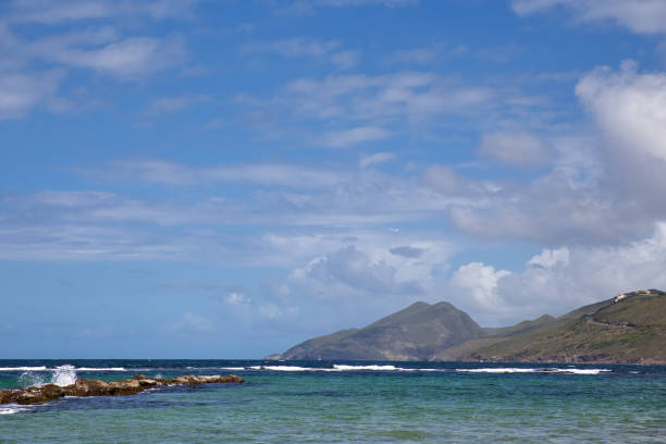 istock Pristine beach of the St. Kitts 1080371276