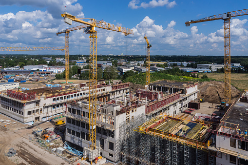 crane - construction machinery scaffolding