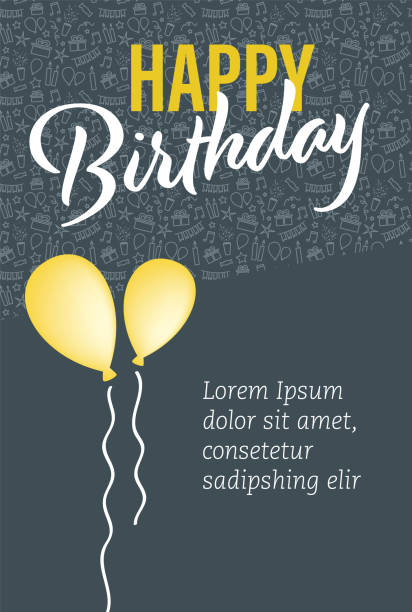 2,818 Cartoon Of Birthday Wishes Stock Photos, Pictures & Royalty-Free  Images - iStock