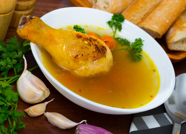 istock Homemade chicken bouillon 1080389432