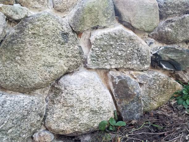 istock Closeup of section of stone wall 1080395938