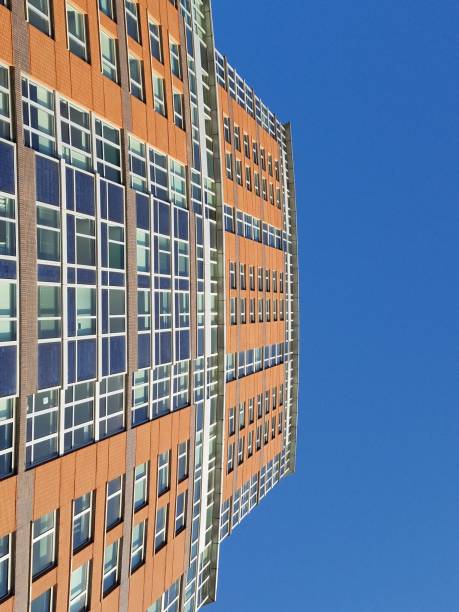 istock Orange tower, tall, modern office building 1080396288