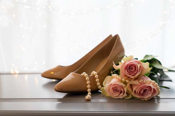 istock Female accessories on white 1080399212