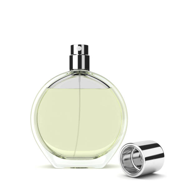 frasco de perfume de renderização em 3d - garrafinha - fotografias e filmes do acervo