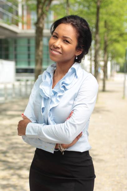 istock Beautiful mixed race woman outside 1080411264