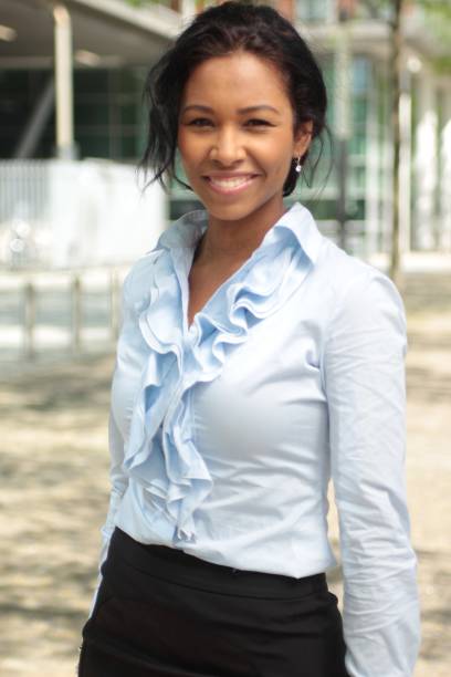 istock Beautiful mixed race woman outside 1080411270
