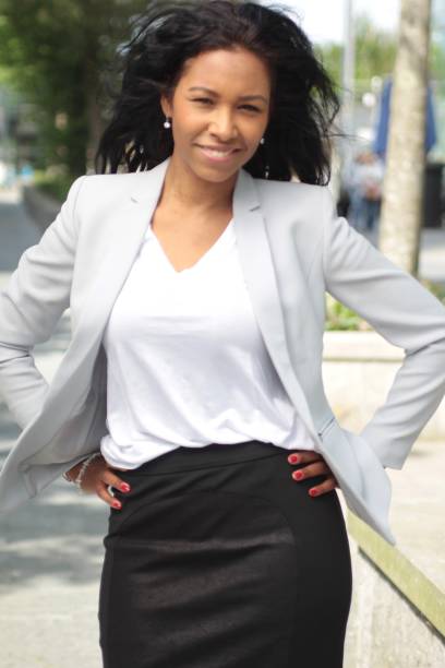 istock Beautiful mixed race woman outside 1080411358