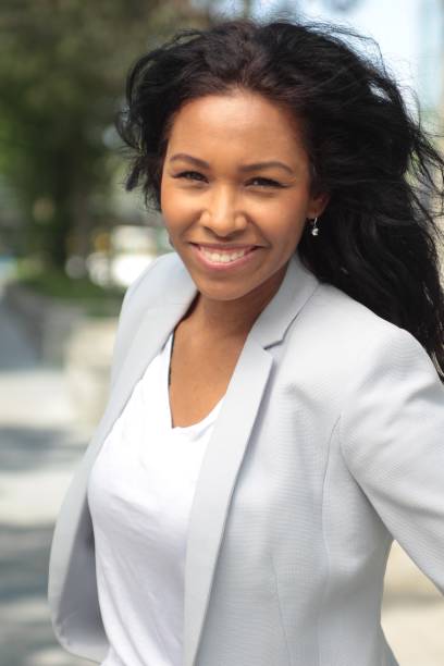 istock Beautiful mixed race woman outside 1080411374