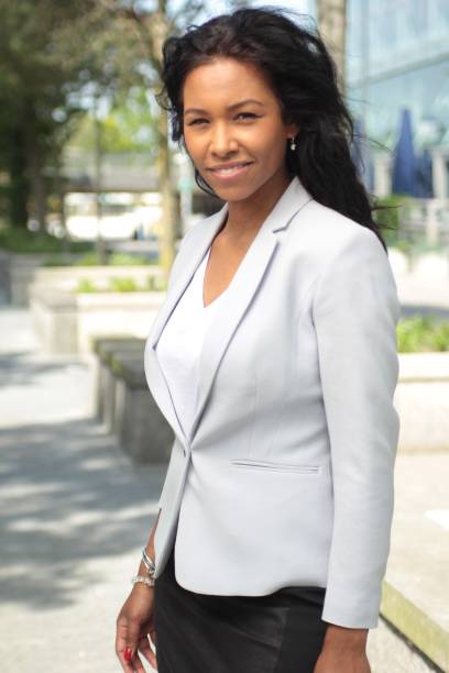 istock Beautiful mixed race woman outside 1080411390