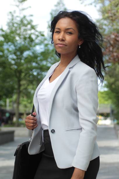 istock Beautiful mixed race woman outside 1080411410