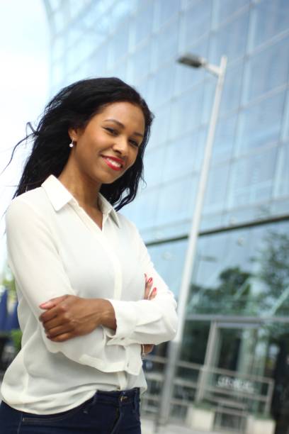 istock Beautiful mixed race woman outside 1080411540