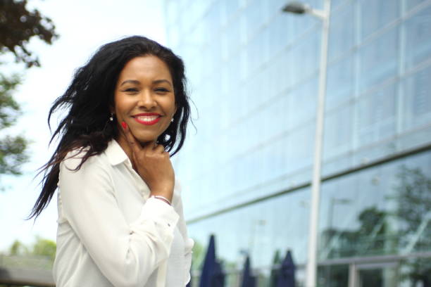 istock Beautiful mixed race woman outside 1080411548