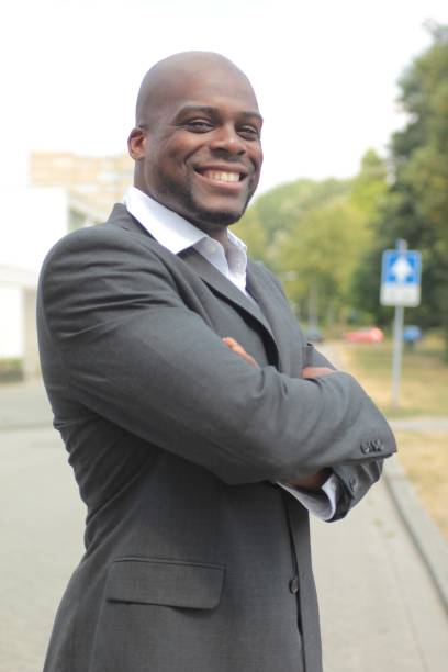 istock Beautiful black man outside 1080417544
