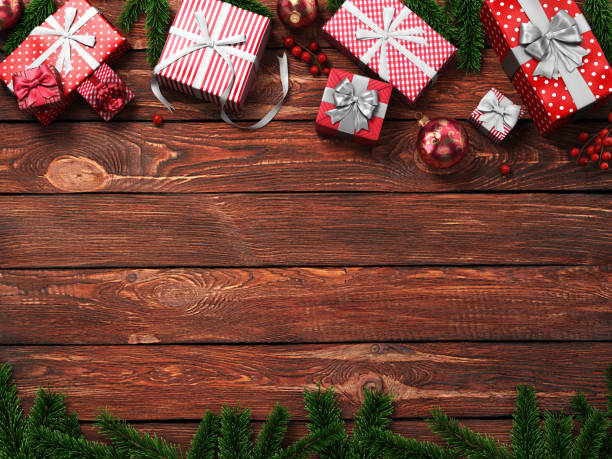 istock 3D rendering dark christmas wooden background 1080423364