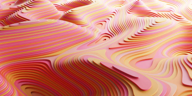istock Abstract background with fluid and organic shapes. Original 3d rendering. 1080430198