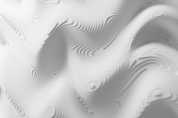 istock Abstract background with fluid and organic shapes. Original 3d rendering. 1080430242