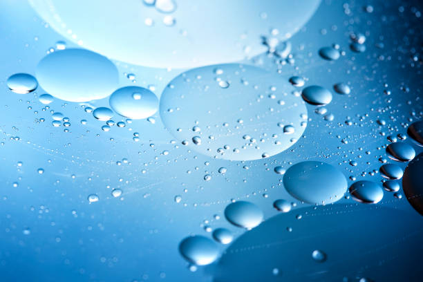 istock Oil water macro bubbles abstract background 1080446038
