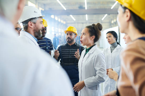 istock Angry Woman Shouting at Managers 1080450834