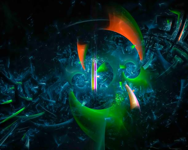 istock digital abstract fractal, beautiful design fantasy 1080451376