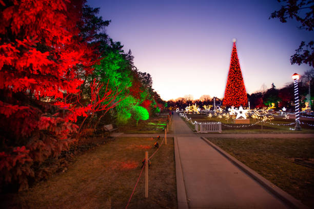 istock Windsor, Ontario - Christmas Display in Jackson Park 1080474446