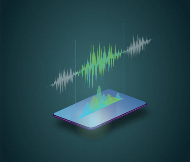 Phone audio vector art illustration