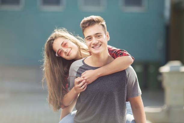 istock Two beautiful teenagers 1080494710