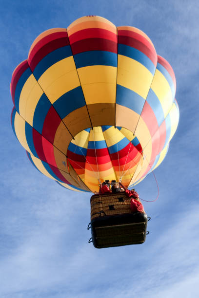 Hot Air Balloon Festival In Page Arizona A crisp cool fall morning in Page Arizona for the annual Balloon Festival glen canyon dam stock pictures, royalty-free photos & images