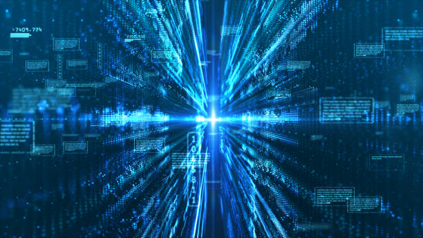 istock Hi-Tech digital display holographic information abstract background 1080497744