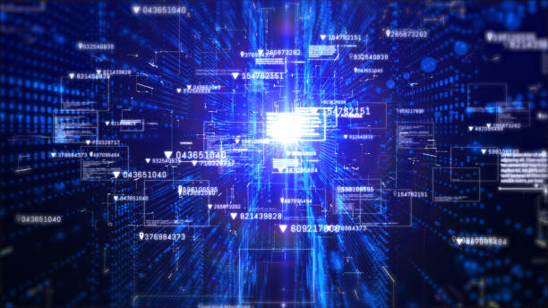 istock Hi-Tech digital display holographic information abstract background 1080497770