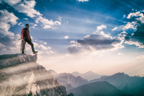 istock Dreaming of heaven in the mountains 1080497912