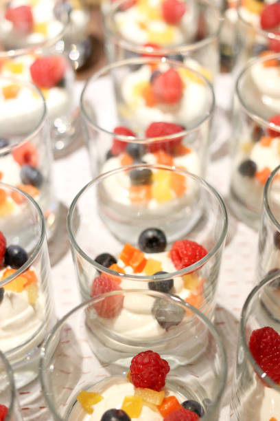 istock Yogurt Parfait with fresh raspberries, blueberries, mango and pineapple 1080499492