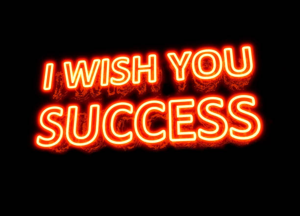 istock Neon Sign - Best Wishes Enjoy New Year 1080514874