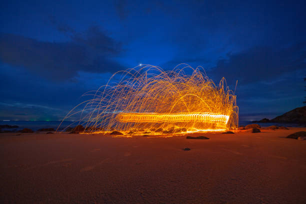 istock steel wool art firework on the beach 1080523090