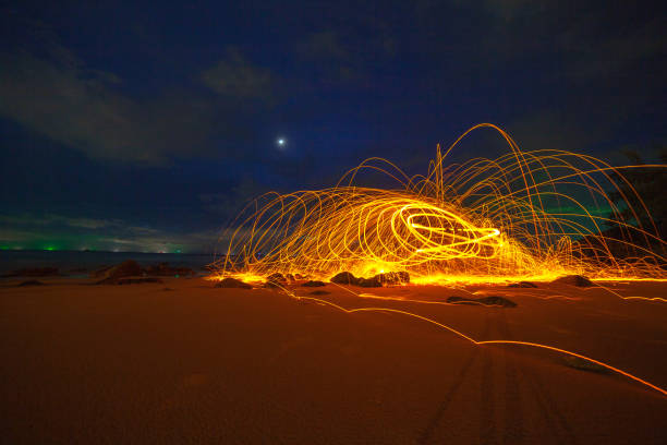 istock steel wool art firework on the beach 1080523112