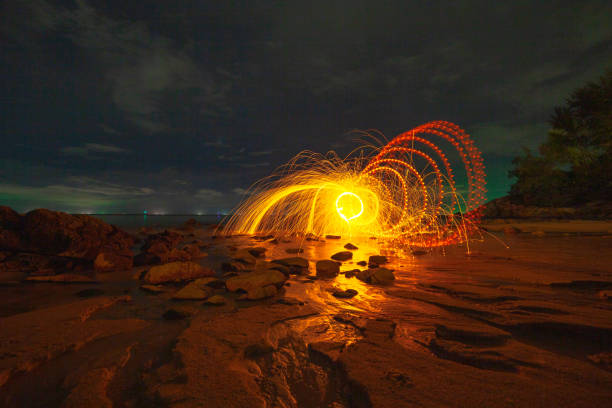 istock steel wool art firework on the beach 1080523306