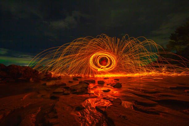 istock steel wool art firework on the beach 1080523360