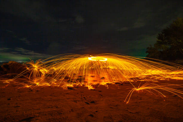 istock steel wool art firework on the beach 1080523396