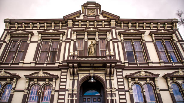 istock Vintage courthouse architecture in Virginia City Nevada 1080523412
