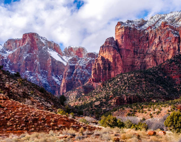 istock rock structures and canyons of Zion National Park 1080525122