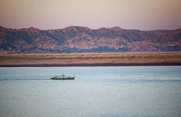 Packetboat is a major travelling of Burmese in the low land of Irrawaddy River.