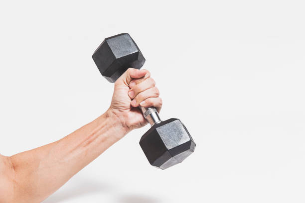 istock Lifting weights is good for your health. 1080558044