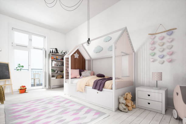 istock Scandinavian Style Kids Room 1080565300