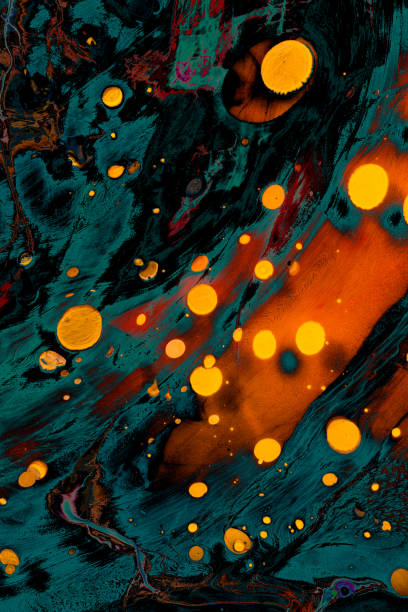 istock Abstract marbling art patterns  as colorful background 1080584056