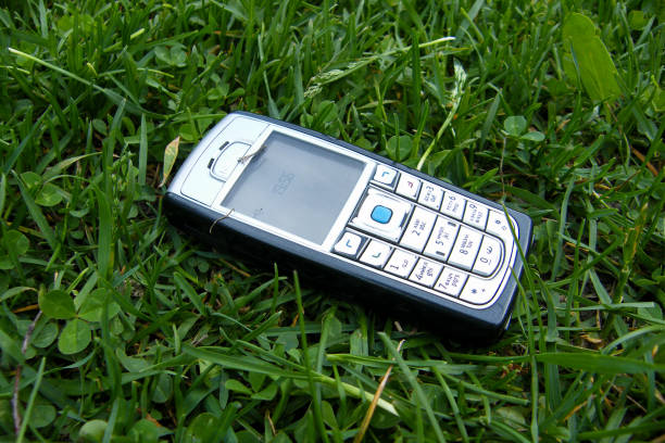 istock Old ancient phone of popular brand 1080593490