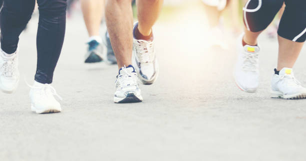 istock Motion blur of Marathon running 1080605250