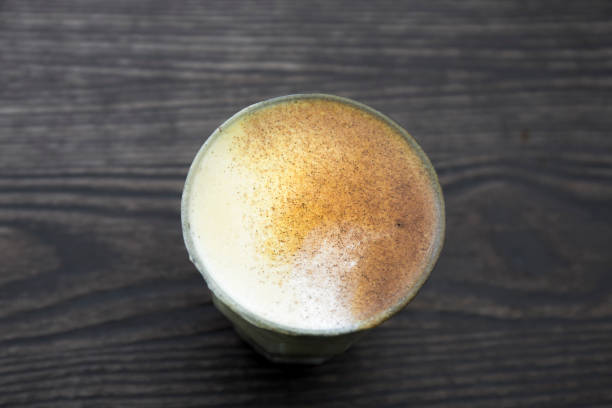 istock Turmeric latte in the cup 1080605936