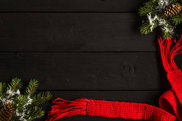 istock Christmas or new year festive card. Flat lay 1080626682