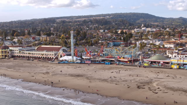 Santa Cruz Amusement Park Aerial