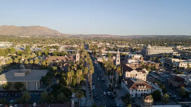 View of Riverside, California.