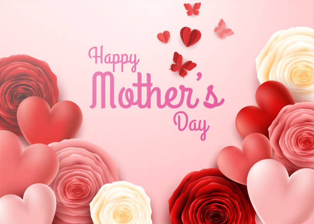 istock Happy Mother's Day with rose flowers background 1080650374